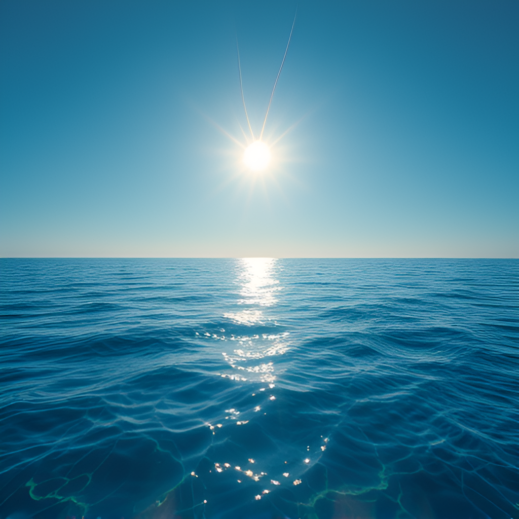 Sunlit Sea